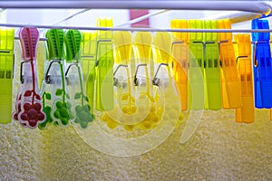 Plastic Clothes Clips Laundry Hooks