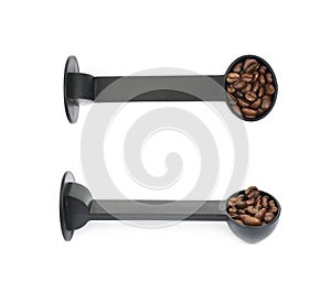 Plastic coffee tamper isolated