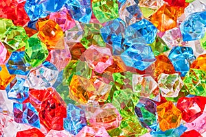 plastic color diamonds