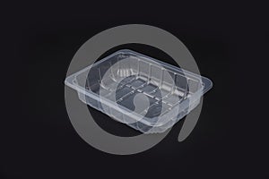 Plastic container for food