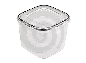 Plastic container for food