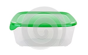 Plastic container for food