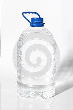 Plastic container with water