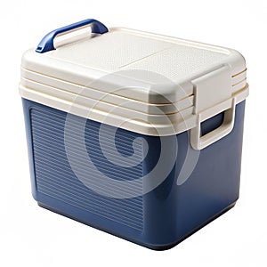 Plastic cooler box with thick insulation