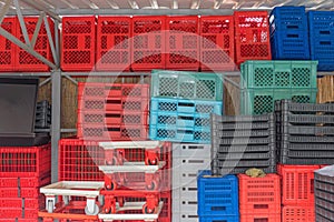 Plastic Crates Boxes