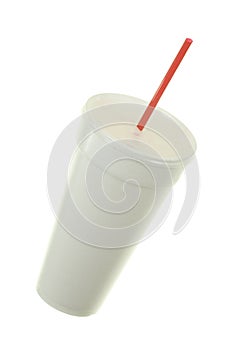 Plastic Cup and Straw photo