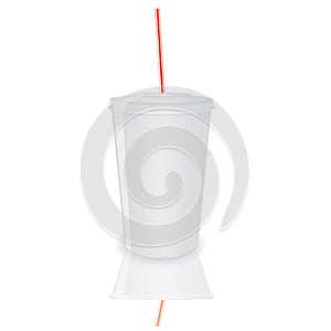 Plastic cup,vector