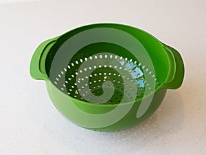 Plastic cups of a multi-colored dish