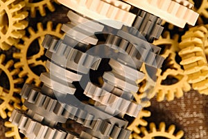 Plastic differential gears