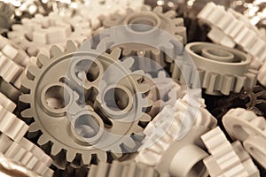 Plastic differential gears