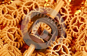 Plastic differential gears