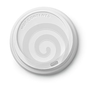 Plastic disposable top coffee cap