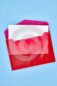 Plastic Document Envelope