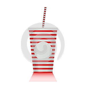 Plastic fastfood cup for beverages