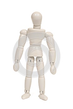 Plastic figure isolated