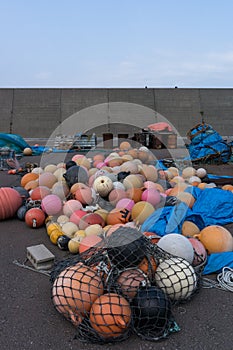 Plastic fishing floats