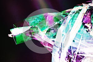 Plastic Foil in polarized Light