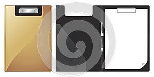 Plastic folder illustration