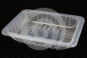 Plastic food tray sample