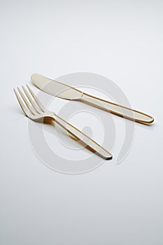 Plastic fork and knife, Mobile phone wallpaper, vertical