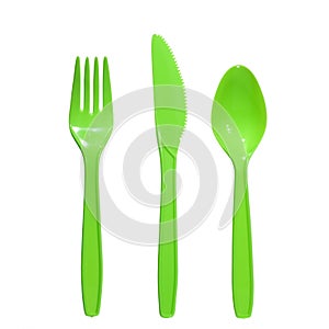 Plastic fork knife spoon