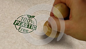 Plastic free 100% stamp and stamping
