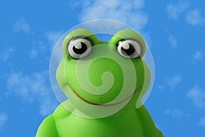 Plastic frog
