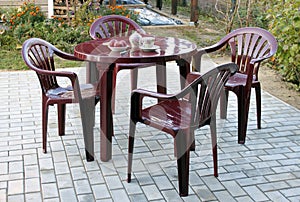 Plastic furniture