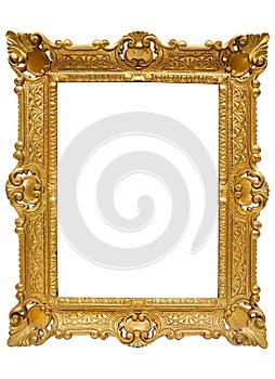 Plastic Golden Picture Frame w/ Path photo