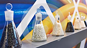 Plastic granular polymer