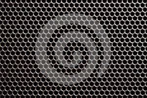 Plastic grille background.