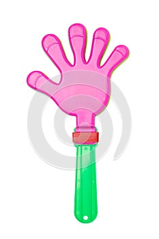 plastic hand clap toy