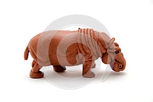 Plastic hippo photo