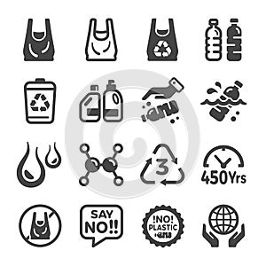 Plastic icon set