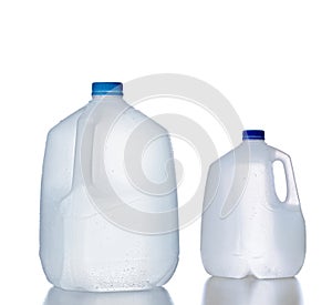 Plastic jugs, recyclable and reusable bottle jug photo