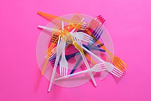 Plastic littering ecology problem disposable forks