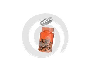 Pill bottle 3D render model