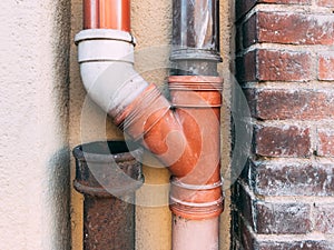Plastic and metal guttering and drainage pipes in Halmstad