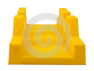 Plastic mitre box on white