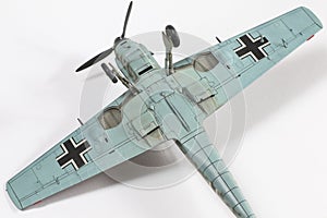 plastic model of second wolrd war plane