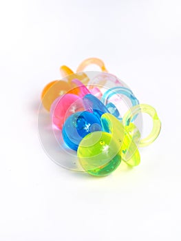 Plastic pacifiers
