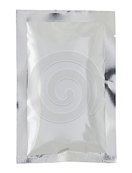Plastic package bag isolated