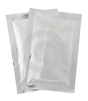 Plastic package bag isolated