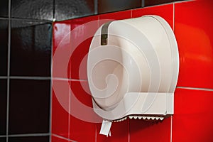 Plastic paper towel holder