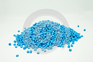 Plastic pellets.