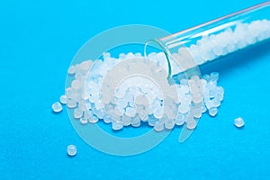 Plastic pellets. Transparent Polyethylene granules. Plastic Raw material .High Density Polyethylene PE-HD. PE-LD.