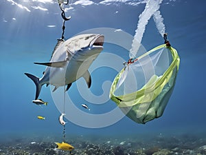 Plastic Peril: The Silent Cry of Fish Trapped in Seas of Environmental Pollution