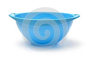 Plastic plate isolated on white background