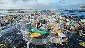 Plastic Pollution Accumulates on the Surface of the Ocean