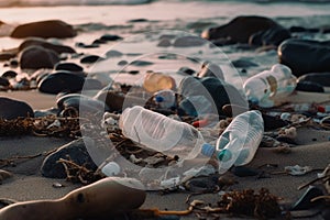 Plastic Pollution in Sea Water Environmental Disaster